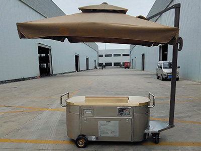 Movable copper plate teppanyaki Equipment