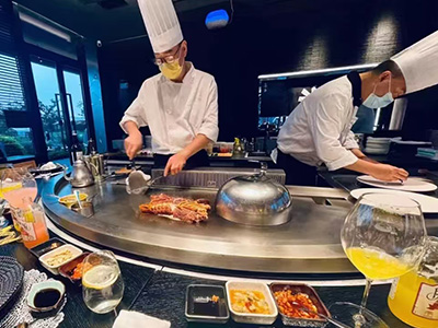 Teppanyaki buffet & chain restaurants