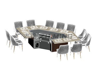 ZHIMING Teppanyaki Grill Table