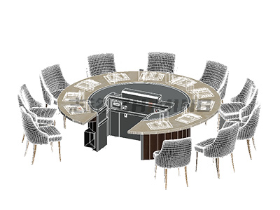 ZHIMING Teppanyaki Grill Table