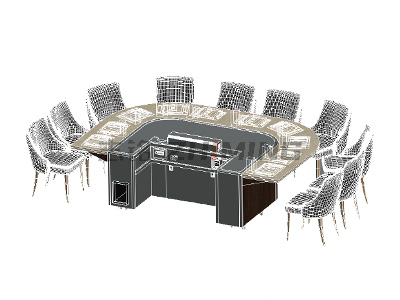 ZHIMING Teppanyaki Grill Table